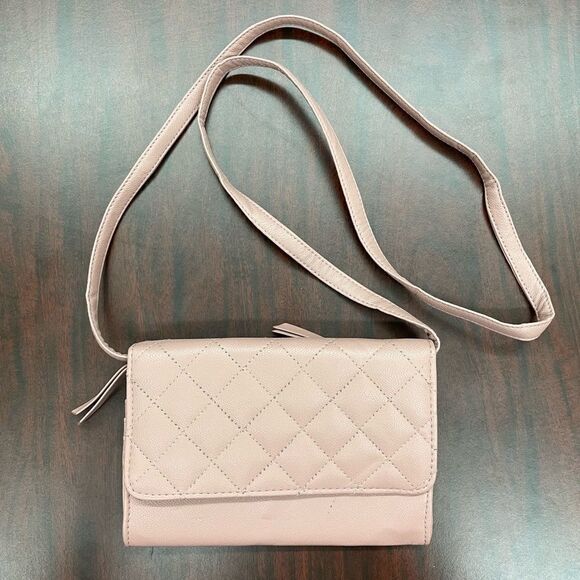 Unlisted Handbags - Crossbody Blush Colored Purse
